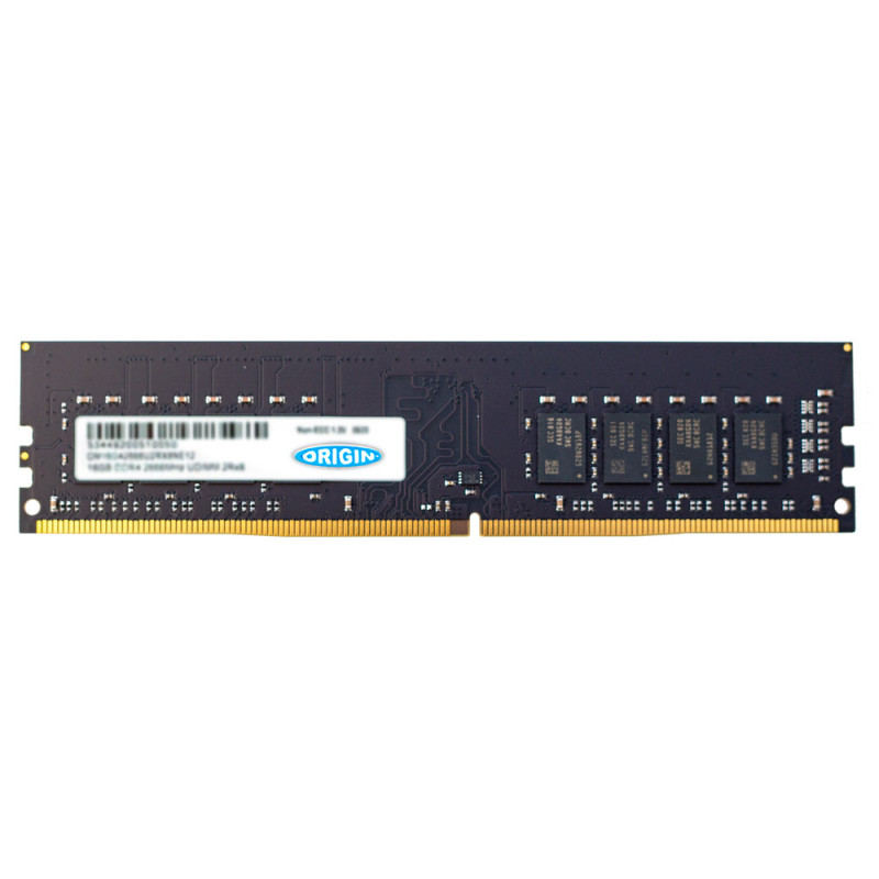 Origin Storage 8GB DDR4 2666MHz UDIMM 1Rx8 Non-ECC 1.2V memory module 1 x 8 GB