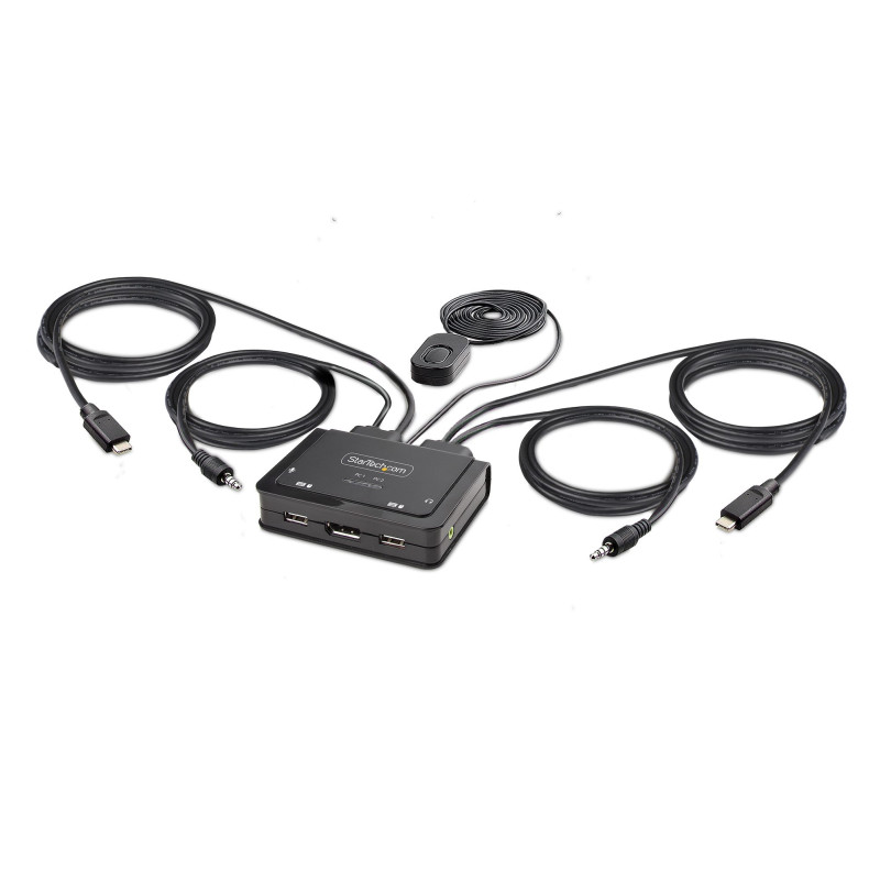 StarTech.com C2-D46-UC2-CBL-KVM KVM switch Black