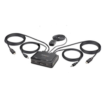 StarTech.com C2-D46-UC2-CBL-KVM KVM switch Black