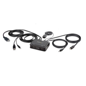 StarTech.com C2-H46-UAC-CBL-KVM KVM switch Black