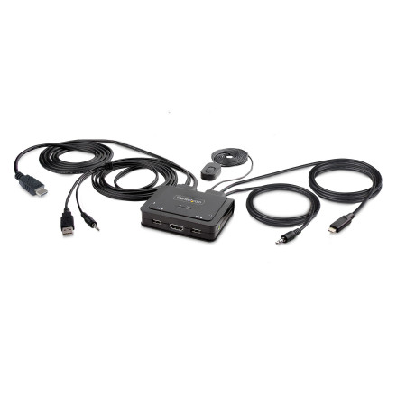 StarTech.com C2-H46-UAC-CBL-KVM KVM switch Black