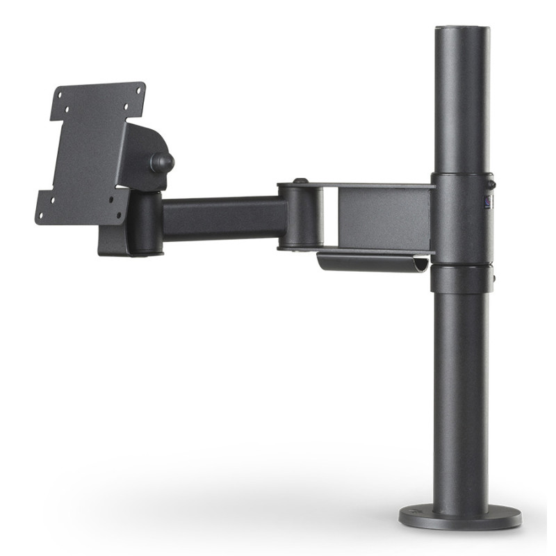 Ergonomic Solutions SpacePole POS SPV1106-FX-02 POS system accessory POS mount Black Metal 2.95 x 2.95" (75 x 75 mm) 3.94 x
