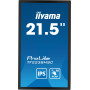 iiyama TF2238MSC-B1 Écran d'affichage dynamique Carte A numérique 55,9 cm (22") LED 600 cd/m² Full HD Noir Écran tactile