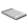 R-Go Tools Numeric keypad R-Go Numpad Break, ergonomic numeric keypad with break software, bluetooth, white