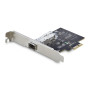 StarTech.com Carte Réseau GbE SFP à 1 Port, PCIe 2.1 x1, Intel I210-IS, Carte Contrôleur 1GbE, 1000BASE Cuivre/Fibre Optique,