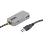 StarTech.com U01043-USB-EXTENDER interface hub USB 3.2 Gen 1 (3.1 Gen 1) Type-A 5000 Mbit/s Black, Silver