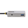 StarTech.com U01043-USB-EXTENDER interface hub USB 3.2 Gen 1 (3.1 Gen 1) Type-A 5000 Mbit/s Black, Silver