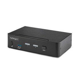 StarTech.com Switch KVM DisplayPort 2 Ports - 8K 60H/4K 144Hz, Écran Unique, DisplayPort 1.4, 2 Ports USB 3.0, 4x USB 2.0 HID,