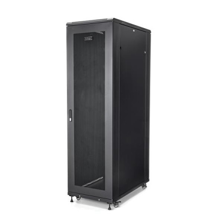 StarTech.com Rack Serveur 42U à 4 Montants, Rack de Données 19" pour Ordinateur / AV / Équipement IT, Rack Serveur avec