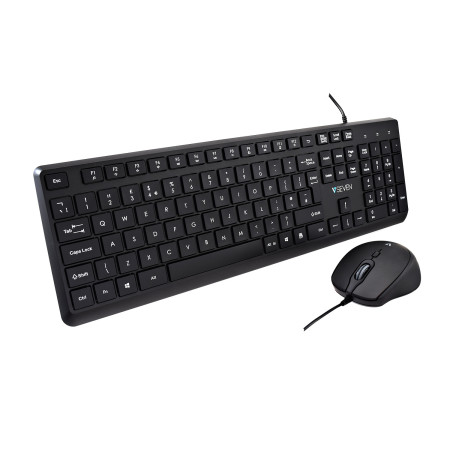 V7 Ensemble clavier et souris USB CKU350UK – Configuration R.-U.