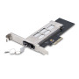 StarTech.com Adaptateur SSD M.2 NVMe vers PCIe x4 avec Plateau Amovible pour Slot d'Extension PCI Express, Carte Adaptateur