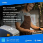 Zebra ZD230 imprimante pour étiquettes Transfert thermique 203 x 203 DPI 152 mm/sec Avec fil Ethernet/LAN
