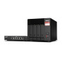 QNAP TS-473A + QSW-1105-5T Bundle Pack NAS Tower Ryzen Embedded V1500B 8 GB DDR4 0 TB QNAP Turbo System Black