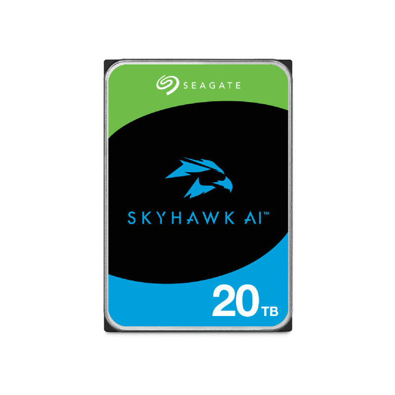 Seagate SkyHawk AI disque dur 20 To 7200 tr/min 512 Mo 3.5" Série ATA III