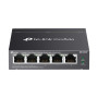 TP-Link Omada DS105GP network switch Unmanaged Gigabit Ethernet (10/100/1000) Power over Ethernet (PoE) Black