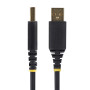 StarTech.com Adaptateur USB vers Série de 2 Ports de 60cm, Vis/Écrous DB9 Interchangeables, COM Rétention, Câble Convertisseur