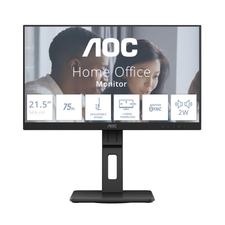 AOC E2 22E2UMF LED display 21.5" 1920 x 1080 pixels Full HD Black