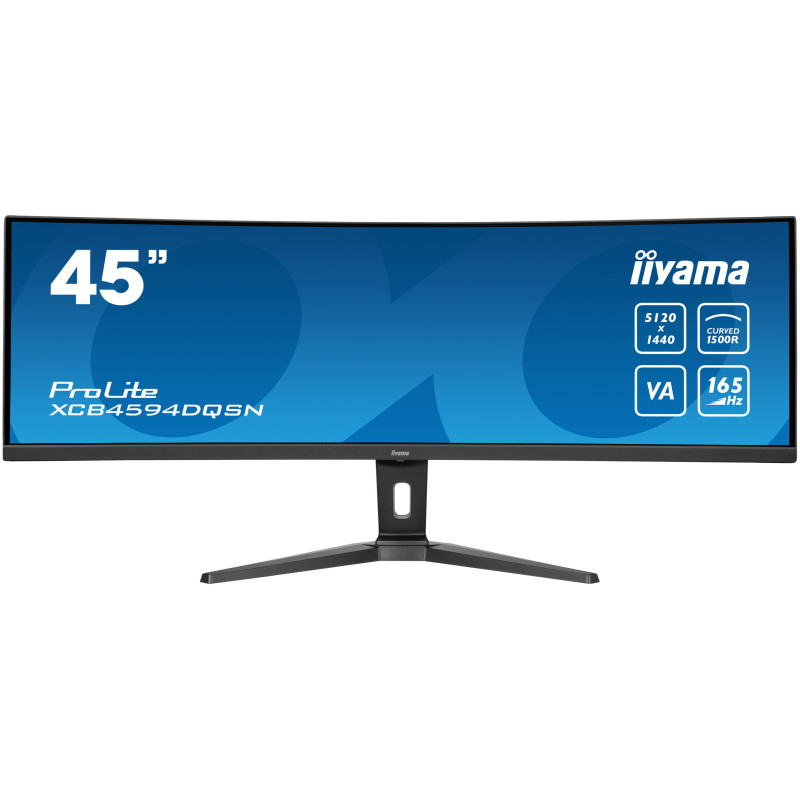 iiyama G-MASTER 45"LCD Curved Bus. UWQHD computer monitor 5120 x 1440 pixels Dual QHD LED Black