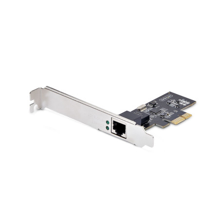 StarTech.com Carte Réseau PCIe à 1 Port 2,5 Gbps NBASE-T, Intel I225-V, Carte Réseau pour Ordinateur à Port Unique, Carte
