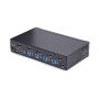 StarTech.com Switch KVM DisplayPort 4 Ports - 8K 60H/4K 144Hz, Écran Unique, DisplayPort 1.4, 2 Ports USB 3.0, 4x USB 2.0 HID,