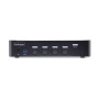 StarTech.com Switch KVM DisplayPort 4 Ports - 8K 60H/4K 144Hz, Écran Unique, DisplayPort 1.4, 2 Ports USB 3.0, 4x USB 2.0 HID,