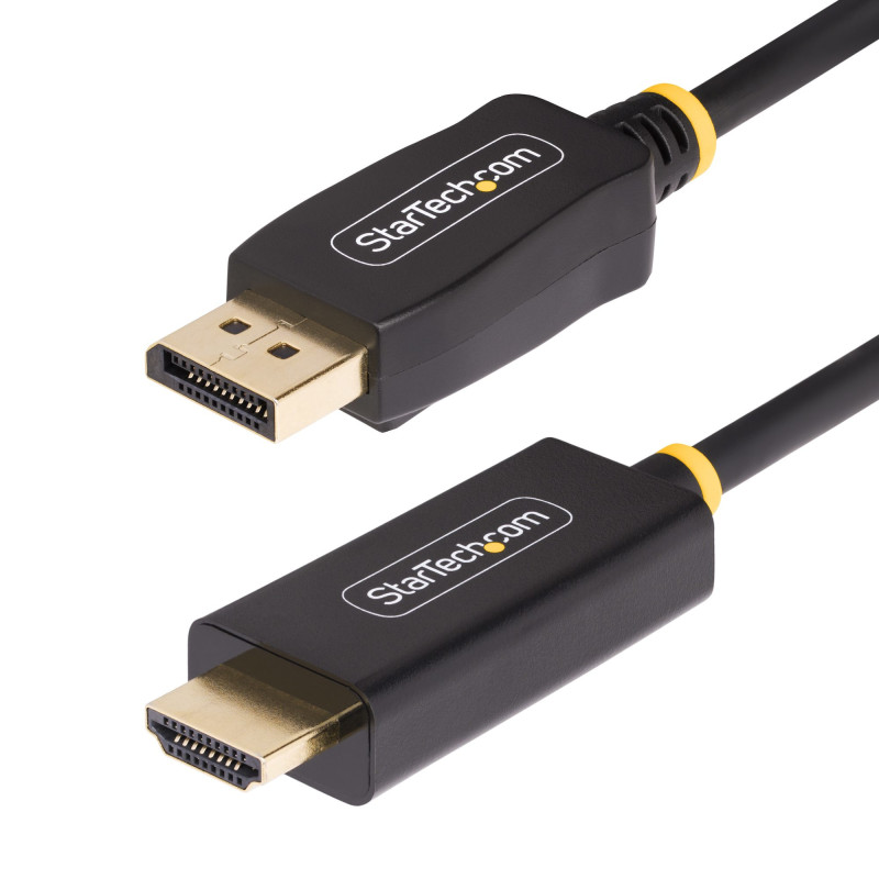 StarTech.com 10F-DP-HDMI-4K60-HDR video cable adapter 118.1" (3 m) DisplayPort HDMI Type A (Standard) Black