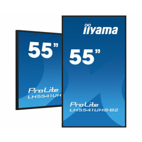 iiyama LH5541UHS-B2 signage display Kiosk design 54.6" LCD 500 cd/m² 4K Ultra HD Black Built-in processor 18/7