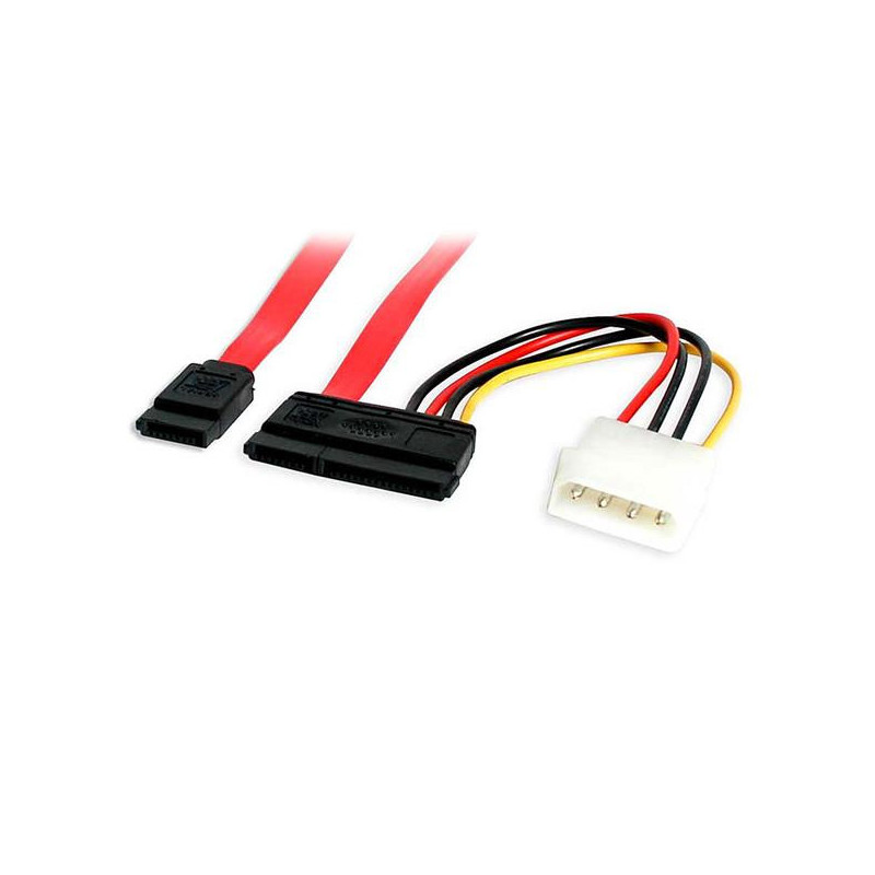 StarTech.com SATA18POW SATA cable 18" (0.457 m) SATA 7-pin + Molex (4-pin) Red