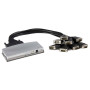 StarTech.com ICUSB2328 interface hub USB 2.0 Type-B Silver