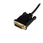 StarTech.com MDP2DVIMM6BS video cable adapter 74.8" (1.9 m) Mini DisplayPort DVI-D Black