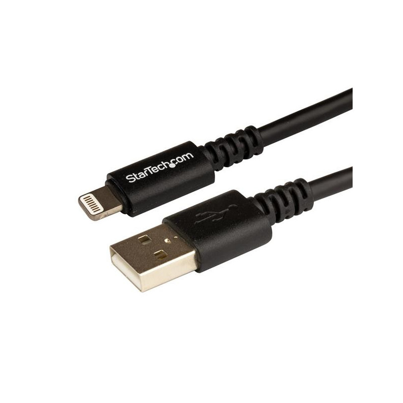 StarTech.com Câble Apple Lightning vers USB pour iPhone, iPod, iPad - 3 m Noir