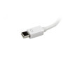 StarTech.com MDP2VGDVHDW video cable adapter 5.91" (0.15 m) Mini DisplayPort DVI-D + VGA (D-Sub) + HDMI White