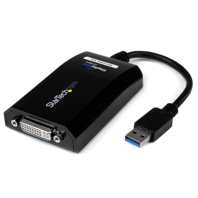 StarTech.com Adaptateur USB 3.0 vers DVI - Adaptateur Vidéo Double Écran/Multi-Écrans de Carte Graphique /Vidéo Externe USB 3.0