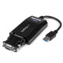 StarTech.com USB32DVIPRO USB graphics adapter 2048 x 1152 pixels Black