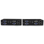 StarTech.com Switch Commutateur KVM USB VGA double 200m 2 x cable cat 5 - Extendeur de console