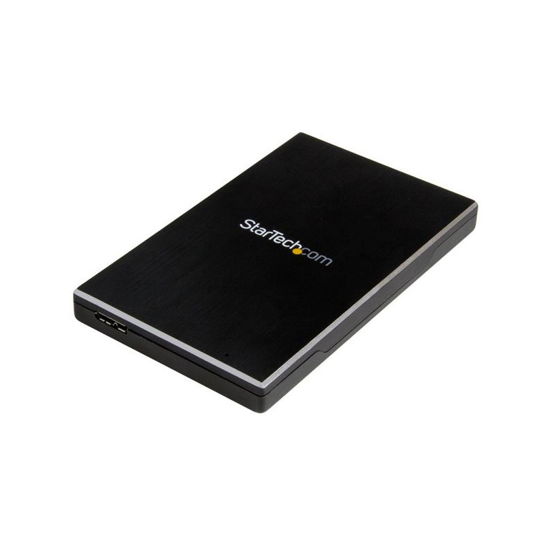 StarTech.com S251BMU313 storage drive enclosure HDD/SSD enclosure Black 2.5"