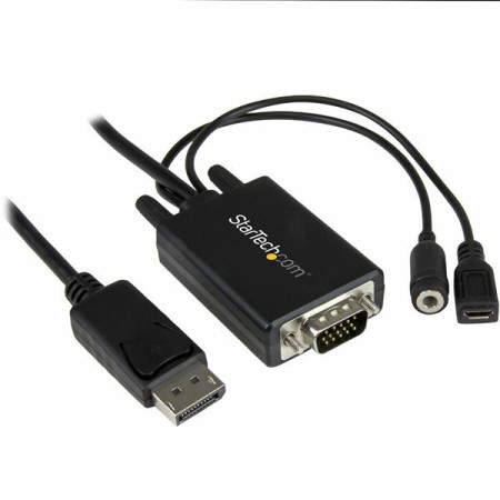 StarTech.com DP2VGAAMM3M video cable adapter 118.1" (3 m) DisplayPort VGA (D-Sub) Black