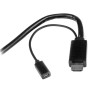 StarTech.com DPMDPHD2HD video cable adapter 78.7" (2 m) DisplayPort + Mini DisplayPort + HDMI HDMI + USB Black