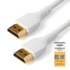 StarTech.com RHDMM2MPW HDMI cable 78.7" (2 m) HDMI Type A (Standard) White