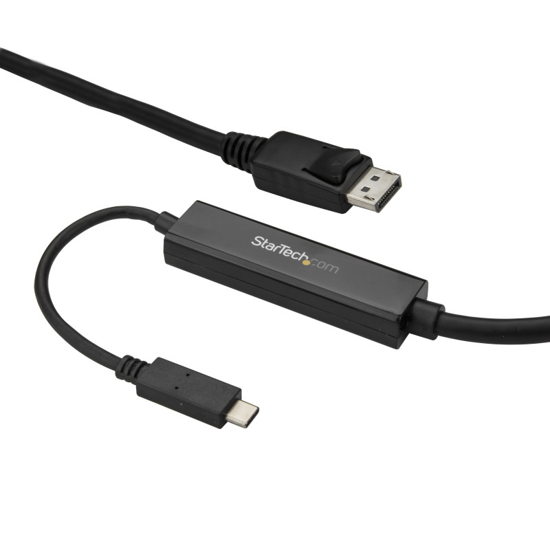 StarTech.com CDP2DPMM3MB video cable adapter 118.1" (3 m) USB Type-C DisplayPort Black