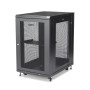 StarTech.com Armoire Rack Serveur 18U à 4 Montants, Armoire Verrouillable 19" pour Ordinateur/AV/Équipement IT, Rack Réseau
