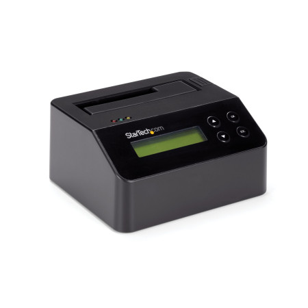 StarTech.com Effaceur de Disque Dur à Baie Unique, Nettoyeur d'HDD/SSD Autonome, 4Kn, USB 3.0 à SATA III (6 Gbps), 9 Modes