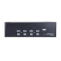 StarTech.com Switch KVM double affichage DisplayPort 4K 60 Hz à 4 ports avec hub USB 2.0 intégré