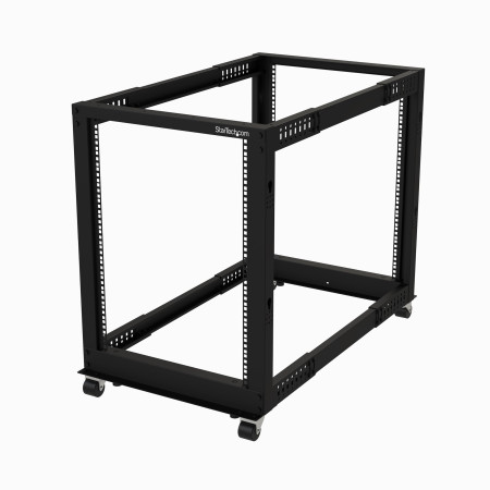 StarTech.com 4POSTRACK15U rack cabinet 15U Freestanding rack Black