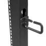 StarTech.com Rack Serveur Mobile 12U 4 Poteaux, Rack Réseau 19" 4 Poteaux avec Roulettes, Rack Roulant avec Profondeur