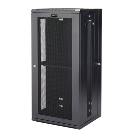StarTech.com Armoire Réseau Murale à 4 Montants 26U avec Étagère 1U, Armoire Serveur Murale 19" à Charnières pour Équipement