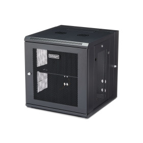 StarTech.com RK1224WALHM rack cabinet 12U Wall mounted rack Black