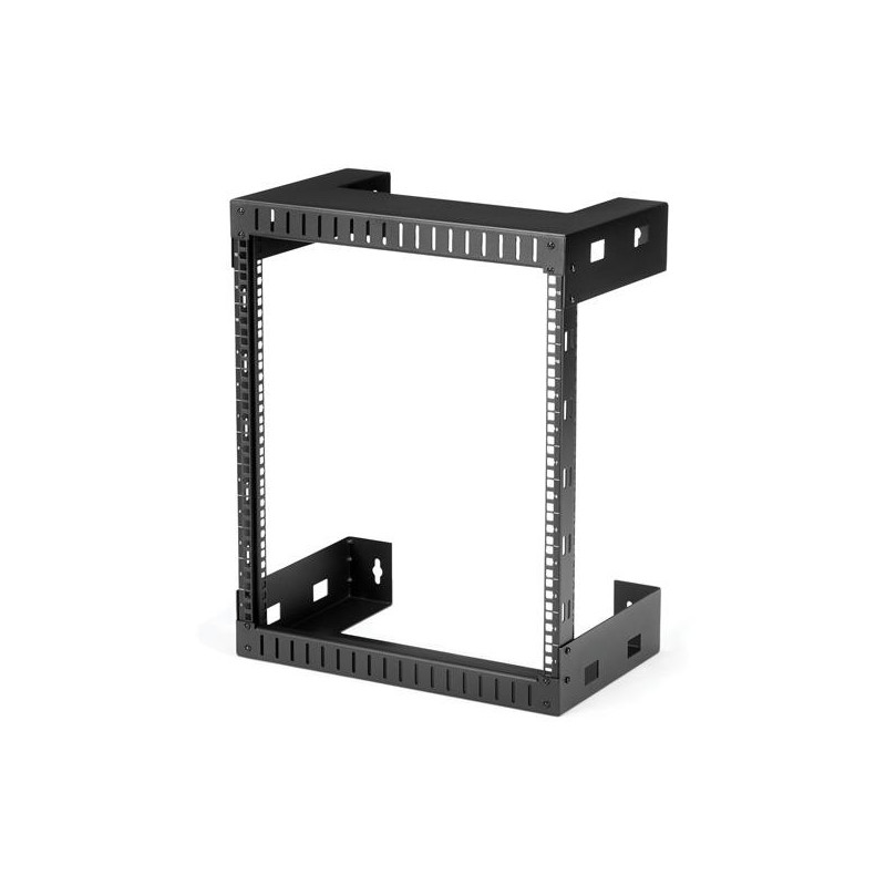 StarTech.com RK12WALLO rack cabinet 12U Wall mounted rack Black