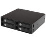 StarTech.com SATSASBP425 drive bay panel 5.25" Storage drive tray Black