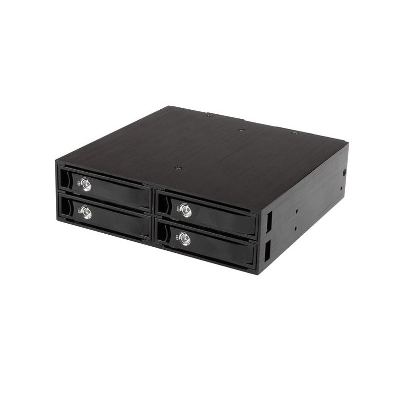 StarTech.com Backplane pour 4 disques durs SAS/SATA de 2,5" - Rack mobile 4x HDD / SSD avec échange à chaud